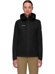 Mammut Kurtka softshellowa "Ultimate VII SO" w kolorze czarnym rozmiar: XS. Czarne kurtki sportowe damskie Mammut, xs, bez wzorów, z materiału, bez kaptura. Za 519.95 zł.