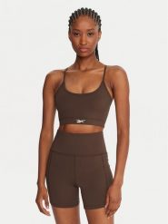 Reebok Biustonosz sportowy Reebok X Ewa Chodakowska RK25312CCW Brązowy. Brązowe biustonosze sportowe damskie Reebok, bez wzorów, z syntetyku. Za 149.99 zł.