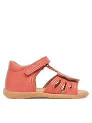 Froddo Sandały Devina G2150216-2 M Koralowy. Pomarańczowe sandały dziewczęce Froddo, ze skóry, bez obcasa, bez zapięcia. Za 319.99 zł.