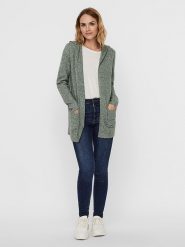 Vero Moda Kardigan w kolorze zielonym rozmiar: M. Zielone kardigany damskie Vero Moda, m, bez wzorów, z materiału. Za 87.81 zł.