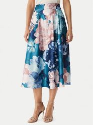 Rinascimento Spódnica trapezowa CFC0128630003 Niebieski Regular Fit. Niebieskie spódnice damskie Rinascimento, xs, bez wzorów, z syntetyku. Za 609.99 zł.