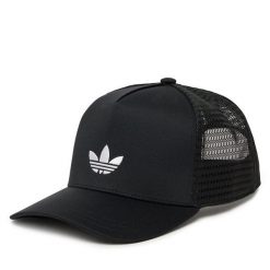 Czapka z daszkiem adidas. Czarne czapki z daszkiem damskie Adidas, bez wzorów. Za 79.99 zł.