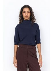 Soyaconcept Golf "Dollie" w kolorze granatowym rozmiar: XL. Niebieskie golfy damskie Soyaconcept, xl, bez wzorów, bez ramiączek. Za 184.95 zł.
