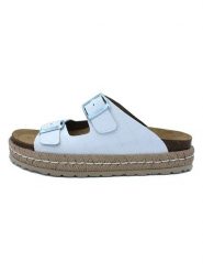 Billowy Klapki w kolorze białym rozmiar: 41. Białe klapki damskie Billowy, bez wzorów, z otwartym noskiem, bez obcasa, bez zapięcia. Za 91.99 zł.