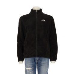 Second life - Damska czarna polarowa kurtka Osito TNF - Jak nowy. Czarne kurtki damskie The North Face, bez wzorów, z polaru, bez kaptura. Za 212.96 zł.