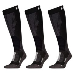Skarpety narciarskie HEAD Racer Kneehigh 3 pary. Czarne skarpetki damskie Head, bez wzorów. Za 346.99 zł.