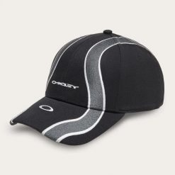 Czapka z daszkiem Oakley WAVE FOS901485-02E. Czarne czapki z daszkiem damskie Oakley, bez wzorów, z materiału. Za 147.39 zł.