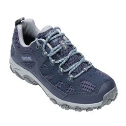 Damskie buty trekkingowe Regatta Edgepoint IV. Niebieskie obuwie trekkingowe damskie Regatta, z materiału, bez zapięcia. Za 290.00 zł.