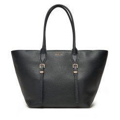 Torebka MICHAEL Michael Kors. Czarne shopper bag MICHAEL Michael Kors, bez wzorów, bez dodatków. Za 879.99 zł.