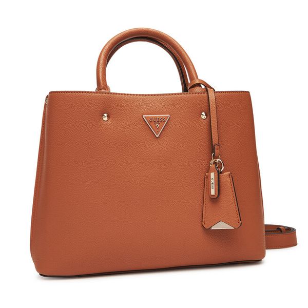 Torebka Guess. Brązowe torebki klasyczne damskie Guess, bez dodatków. Za 359.99 zł.
