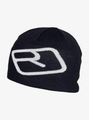 Czapka zimowa Ortovox Pro Beanie - black raven. Czarne czapki damskie ORTOVOX, na zimę, bez wzorów, z materiału. Za 235.39 zł.