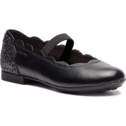 Baleriny GEOX - J Plie' B J8455B 0BCEW C9999 S Black. Czarne baleriny dziewczęce Geox, z materiału. W wyprzedaży za 199.00 zł.