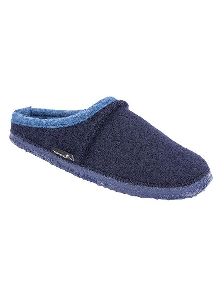 Nanga shoes Kapcie w kolorze granatowym rozmiar: 43. Niebieskie kapcie damskie Nanga shoes, z materiału. Za 133.95 zł.