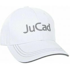 Czapka golfowa JuCad. Białe czapki damskie JUCAD, bez wzorów. W wyprzedaży za 101.50 zł.