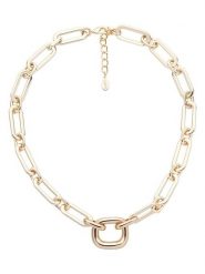 U.S. Polo Assn. Pozłacany naszyjnik - dł. 46 cm rozmiar: onesize. Żółte naszyjniki damskie U.S. Polo Assn., metalowe. Za 130.99 zł.