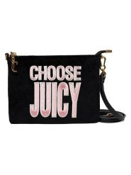 Juicy Couture Kopertówka w kolorze czarnym - 24 x 17 x 1 cm rozmiar: onesize. Czarne torebki wieczorowe damskie Juicy Couture, bez wzorów, z materiału, przez ramię, bez dodatków. Za 130.99 zł.