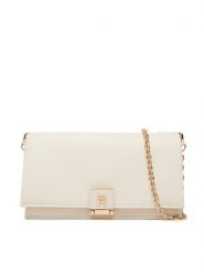 Tommy Hilfiger Torebka Th Her Chain Crossover AW0AW17403 Écru. Torebki wieczorowe damskie Tommy Hilfiger, bez wzorów, ze skóry, bez dodatków. Za 569.99 zł.