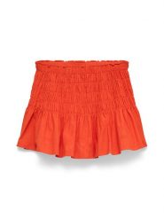 Vero Moda Spódnica mini Sofia 10350924 Pomarańczowy Regular Fit. Brązowe spódnice damskie Vero Moda, xs, bez wzorów, z bawełny, mini. Za 159.99 zł.