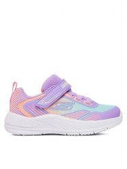 Skechers Sneakersy Microspec Advance 303657N LVMT Fioletowy. Fioletowe buty sportowe dziewczęce Skechers, bez wzorów, z materiału, bez zapięcia. Za 99.99 zł.