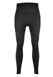 Legginsy fitness damskie Beshaped Lift Me Up z kieszeniami. Czarne legginsy damskie BESHAPED, s, bez wzorów, z dzianiny. Za 159.20 zł.