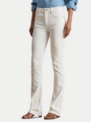 LAUREN RALPH LAUREN Jeansy 200926081001 Biały Bootcut Fit. Białe jeansy damskie Lauren Ralph Lauren. Za 769.99 zł.