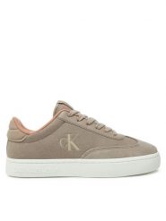 Calvin Klein Jeans Sneakersy Classic Cupsole Low Mix Mg Wn YW0YW01636 Beżowy. Brązowe obuwie sportowe damskie Calvin Klein Jeans, z jeansu, bez zapięcia. Za 319.99 zł.