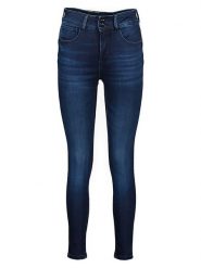 Guess Dżinsy - Skinny fit - w kolorze granatowym rozmiar: W25/L29. Niebieskie jeansy damskie Guess, z podwyższonym stanem. Za 127.35 zł.