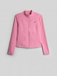 4F Bluza slim bez kaptura damska - różowa M. Czerwone bluzy damskie 4F, m, bez wzorów. Za 189.99 zł.