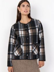 Soyaconcept® Kurtka - Wokal Kobiety czarny|biały|beżowy, L. Białe kurtki damskie l, bez wzorów, z wełny, bez kaptura. Za 179.95 zł.