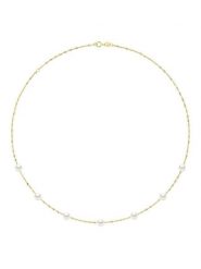 ATELIERS SAINT GERMAIN Złoty naszyjnik z perłami - dł. 42 cm rozmiar: onesize. Białe naszyjniki damskie ATELIERS SAINT GERMAIN, z perłą, złote. Za 856.56 zł.