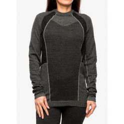 Bluza termoaktywna damska La Sportiva Wool70 Tech Longsleeve. Szare bluzy damskie La Sportiva, na zimę, bez wzorów, bez kaptura. Za 377.99 zł.