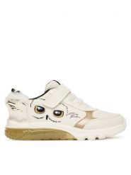 Geox Sneakersy J Ciberdron J56LPA 0BCKN C1M2U D Écru. Buty sportowe dziewczęce Geox, ze skóry, bez zapięcia. Za 239.99 zł.
