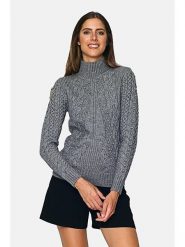C& Jo Sweter w kolorze szarym rozmiar: 36. Szare swetry klasyczne damskie C& Jo, z kaszmiru, bez kołnierzyka. Za 162.57 zł.
