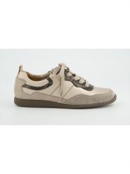 Paul Green Skórzane sneakersy w kolorze szarobrązowym rozmiar: 40,5. Brązowe obuwie sportowe damskie Paul Green, bez zapięcia. Za 412.88 zł.