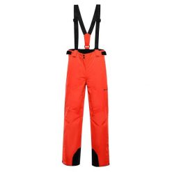 Damski kombinezon narciarski Alpine Pro Edesa 2. Czerwone kombinezony damskie Alpine Pro, na zimę, bez wzorów, sportowe, bez kołnierzyka, bez ramiączek. Za 419.00 zł.