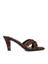 GINO ROSSI Klapki EO-GL95F-970 Brązowy. Brązowe klapki damskie Gino Rossi, bez wzorów, ze skóry, bez obcasa, bez zapięcia. Za 329.99 zł.