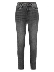 Sublevel Dżinsy - Skinny fit - w kolorze antracytowym rozmiar: S. Czarne jeansy damskie Sublevel, z podwyższonym stanem. Za 105.63 zł.