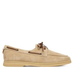 Mokasyny Coccinelle. Brązowe mokasyny damskie Coccinelle, bez obcasa. Za 889.99 zł.