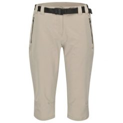 Spodnie trekkingowe 3/4 damskie CMP Capri. Szare spodnie sportowe damskie CMP, na lato, xs, bez wzorów, z materiału, outdoorowe. Za 169.00 zł.