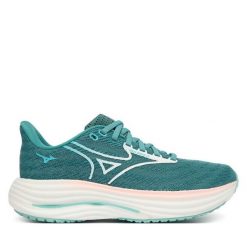 Buty do biegania Mizuno. Zielone obuwie sportowe treningowe Mizuno, do biegania, mizuno wave. Za 689.99 zł.