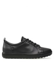 ECCO Sneakersy Soft 7 W GORE-TEX 44030301001 Czarny. Czarne obuwie sportowe damskie ECCO, z gore-texu, bez zapięcia, wspinaczkowe. Za 579.99 zł.