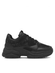 DeeZee Sneakersy TS5528-03 Czarny. Czarne obuwie sportowe damskie DeeZee, z syntetyku, bez zapięcia. Za 119.99 zł.
