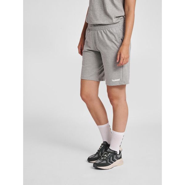 Spodenki bawełniane sportowe damskie Hummel Go Cotton Bermuda Shorts Woman. Szare spodenki sportowe damskie Hummel, xs, bez wzorów, z bawełny, do piłki ręcznej. Za 129.00 zł.