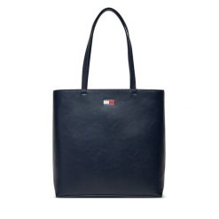 Torebka Tommy Jeans. Niebieskie torebki klasyczne damskie Tommy Jeans, z jeansu, bez dodatków. Za 249.99 zł.