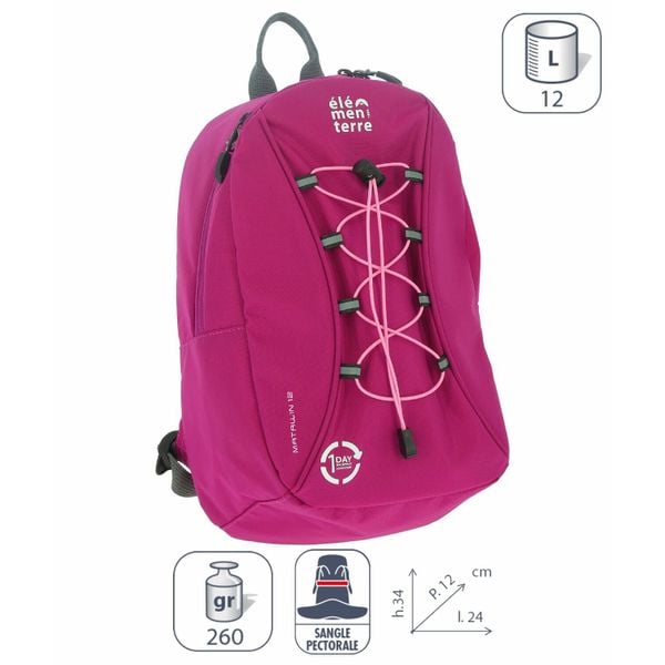 Elementerre matawin 12 l plecak. Czerwone plecaki Elementerre, bez wzorów. Za 149.00 zł.