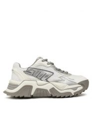 Steve Madden Sneakersy Kingpin SM11003513 Biały. Białe obuwie sportowe damskie Steve Madden, ze skóry, bez zapięcia. Za 589.99 zł.