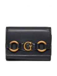 Guess Portfel Izzy RW1600 P4101 Czarny. Czarne portfele damskie Guess, z aplikacjami, ze skóry. Za 169.99 zł.