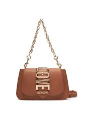 LOVE MOSCHINO Torebka JC4224PP0MKC0201 Brązowy. Brązowe listonoszki damskie Love Moschino, ze skóry, bez dodatków. Za 599.99 zł.