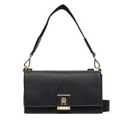 Torebka Tommy Hilfiger. Czarne torebki klasyczne damskie Tommy Hilfiger, bez dodatków. Za 559.99 zł.