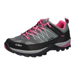 Buty trekkingowe damskie, Rigel Low Wmn. Czerwone obuwie trekkingowe damskie CMP, z materiału, przed kostkę, bez zapięcia. Za 359.99 zł.